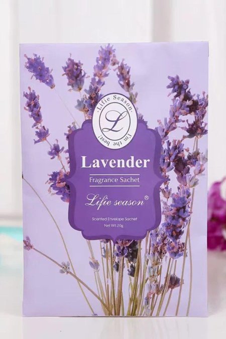 كيس معطر الملابس للخزائن والادراج برائحة اللافندر