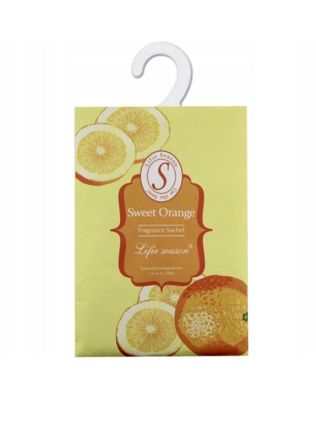 كيس معطر الملابس للخزائن والادراج برائحة البرتقال