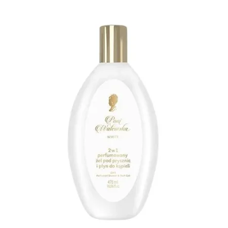 White 2 in 1 Creamy Shower & Bath Gel By Pani Walewska Miraculum