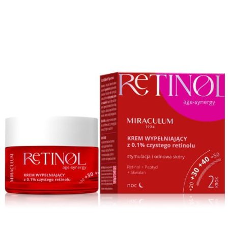 كريم ليلي لملء التجاعيد ومضاد للشيخوخة بالريتينول من ميراكولوم|Retinol Anti Aging Wrinkle Filling Night Cream By Miraculum
