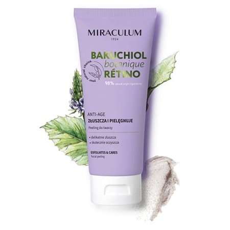 باكوتشيول مقشير الوجه المضاد للشيخوخة من ميراكولوم | Bakuchiol Anti Aging Face Exfoliator By Miraculum